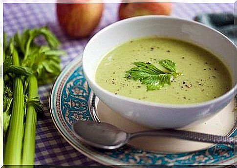 Creamy vegetable soup