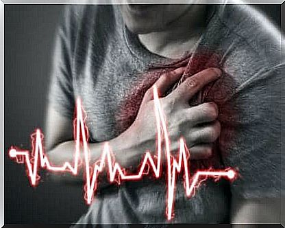 a person suffering a heart attack