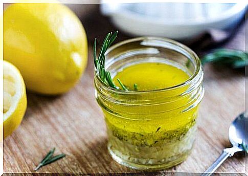 lemon and olive oil