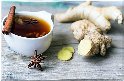 Ginger infusion for snoring