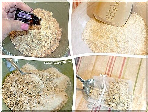 Learn how to make soap with oatmeal in bags