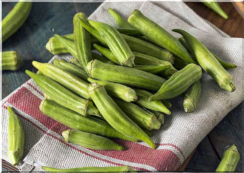 And lots of fresh okra.