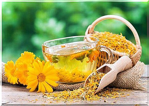 marigold tea