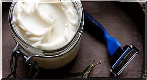 Homemade shaving cream